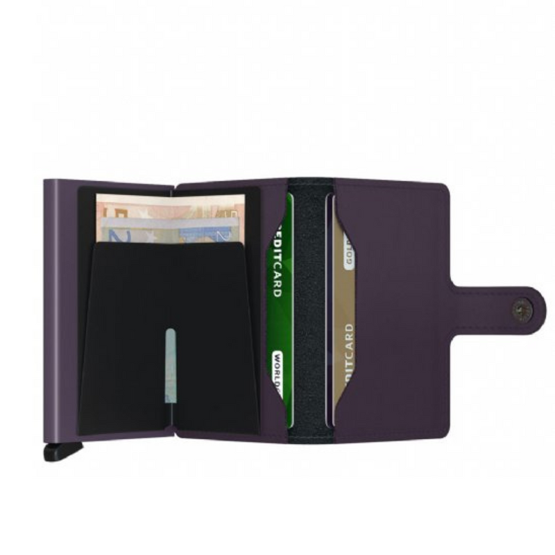 SECRID CARD HOLDER MINIWALLET MATTE DARK PURPLE mulveys.ie nationwide shipping