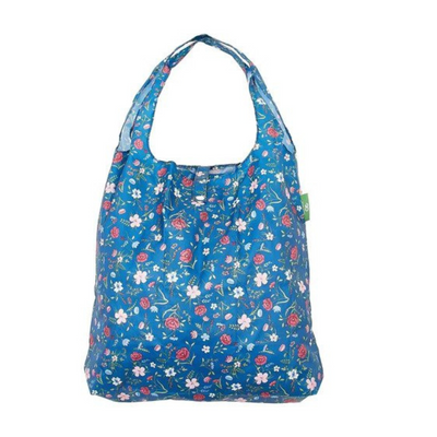 Eco Chic Lightweight Foldable Reusable Shopping Bag Floral mulveys.ie nationwide shipping