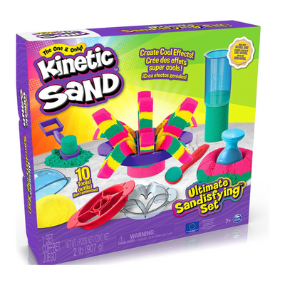 Ultimate Sandisfying Set with 907g of pink yellow and teal play sand  mulveys.ie nationwide shipping