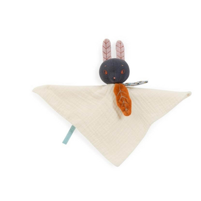 Moulin Roty Apres La Pluie Rabbit Muslin Comforter mulveys.ie nationwide shipping