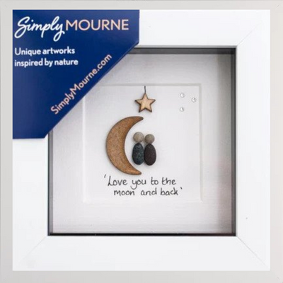 LOVE YOU TO THE MOON AND BACK by Simply Mourne mulveys.ie nationwide shipping