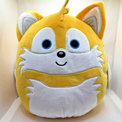 Tails Squishmallow Sonic the Hedgehog 10" Plush Soft Toy Yellow  mulveys.ie nationwide shipping
