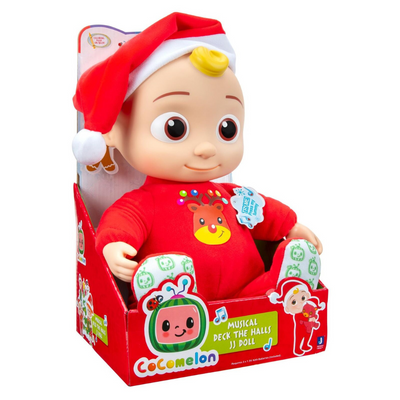 JJ Doll Deck The Halls JJ Doll Cocomelon Plush Toy Childrens Christmas mulveys.ie nationwide shipping