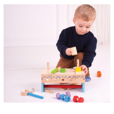  Bigjigs Toys My Wooden Workbench with Tools - Construction for Kids mulveys.ie nationwide shipping