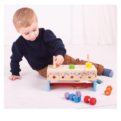  Bigjigs Toys My Wooden Workbench with Tools - Construction for Kids mulveys.ie nationwide shipping