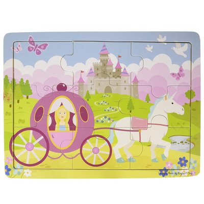  Bigjigs Toys Children's Wooden Tray Jigsaw Puzzle - Princess mulveys.ie nationwide shipping