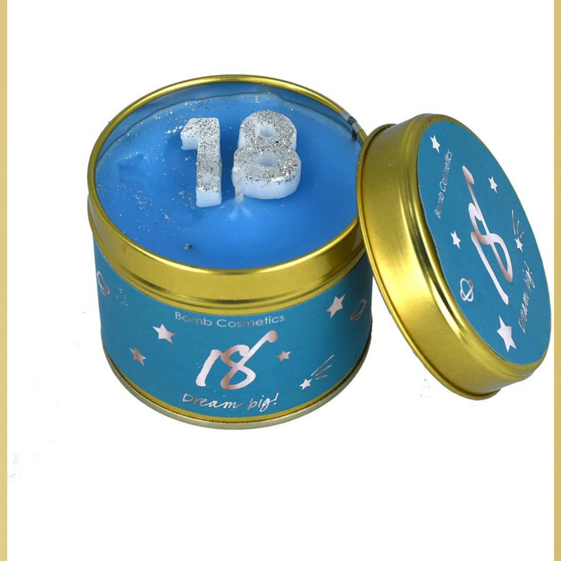 18TH BIRTHDAY TIN CANDLE MULVEYS.IE NATIONWIDE SHIPPING
