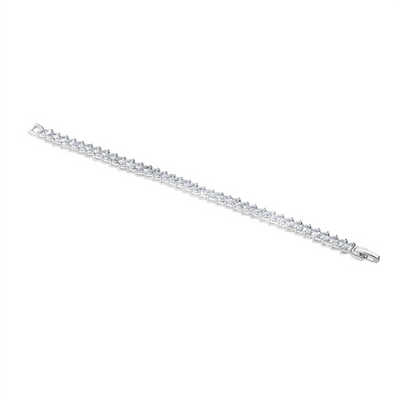 Newbridge Silverware Vintage Style Bracelet with Clear Stones mulveys.ie nationwide shipping