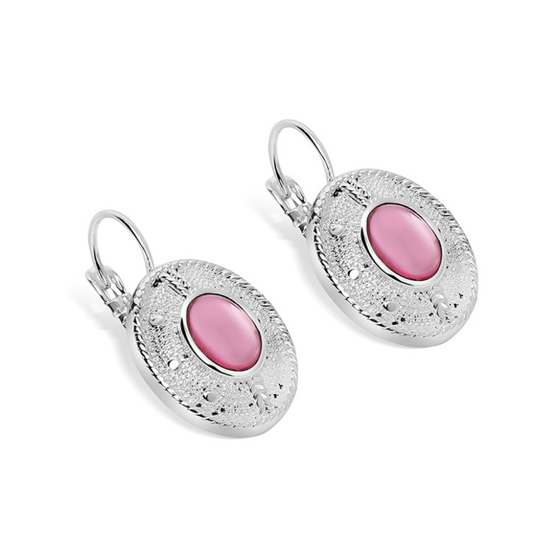 NEWBRIDGE Earring with Pink Stone mulveys.ie nationwide shipping