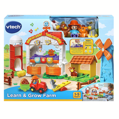 VTech Learn & Grow Farm, Farm Toys with 2 Modes of Play