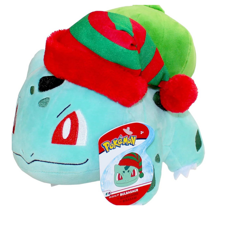 8" BULBASAUR WITH STRIPED HAT PLUSH MULVEYS.IE NATIONWIDE SHIPPING