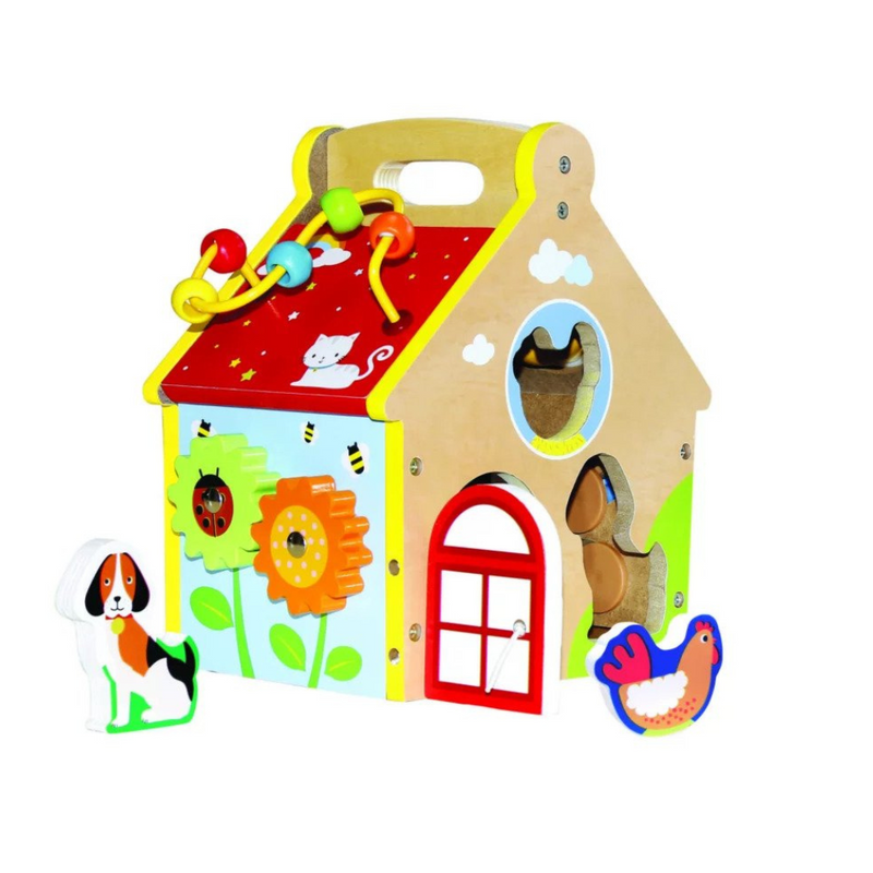 7-in-1 Wooden activity house mulveys.ie nationwide shipping