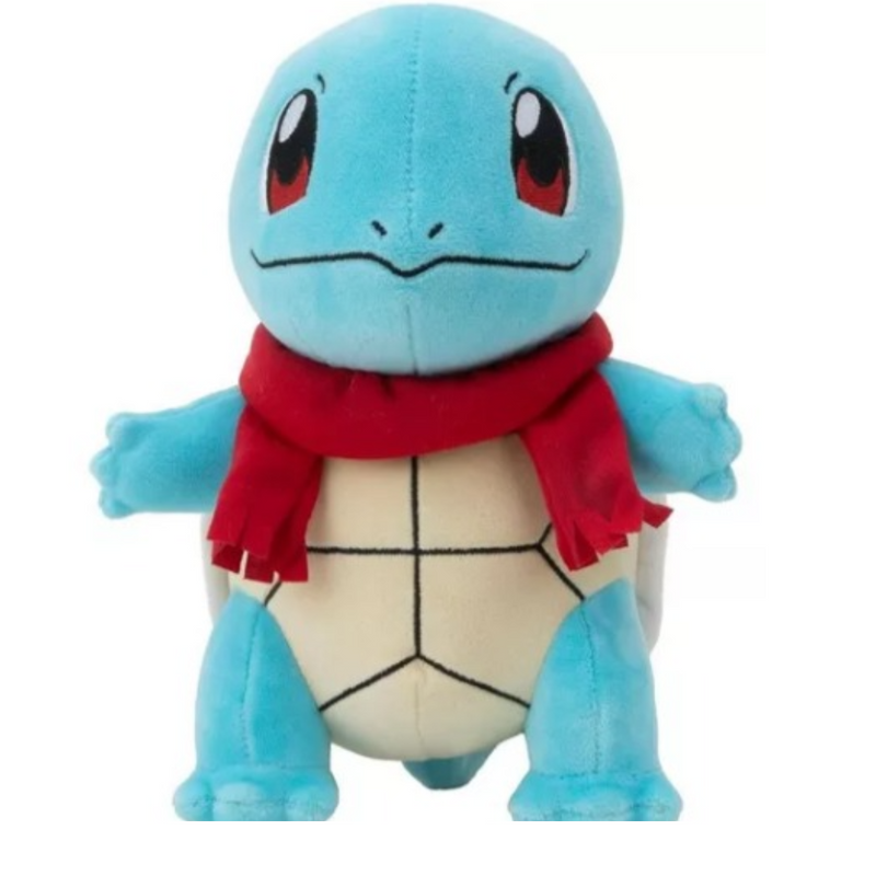 POKEMON 8" Plush Holiday Squirtle With Red Scarf mulveys.ie nationwide shipping