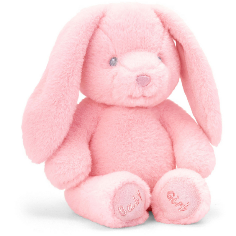 Keel Toys 20cm Baby Girl Bunny - Pink