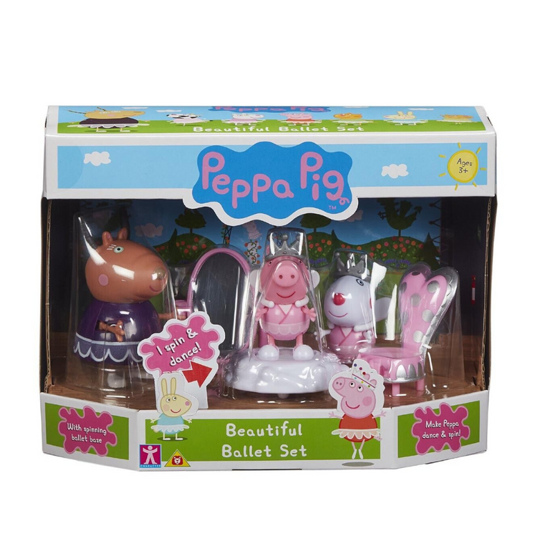 Peppa Pig - Beautiful Ballet Set - Figures & Playset Inc. Madame Gazelle mulveys.ie nationwide shipping