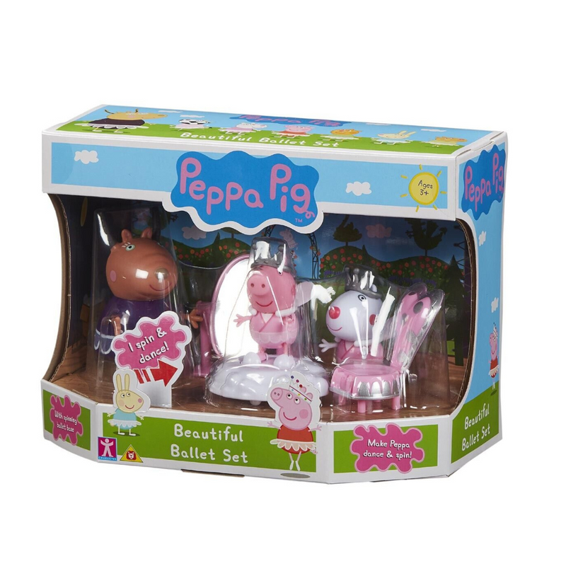 Peppa Pig - Beautiful Ballet Set - Figures & Playset Inc. Madame Gazelle mulveys.ie nationwide shipping