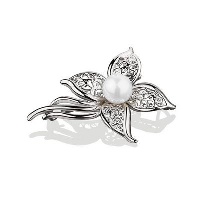 Newbridge Pearl Floral Brooch mulveys.ie nationwide shipping