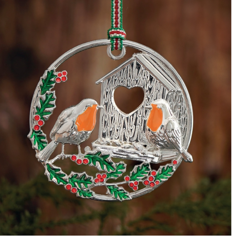  Newbridge Silverware  Robin Christmas Ornament mulveys.ie nationwide shipping