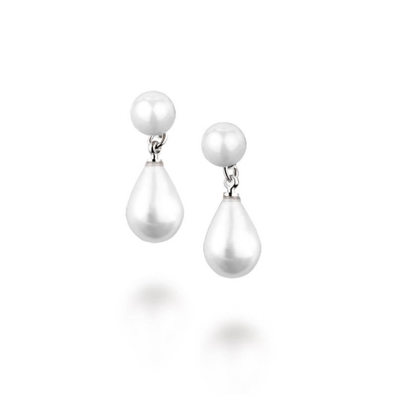 Newbridge Pearl Tear Drop Earrings mulveys.ie nationwide shipping