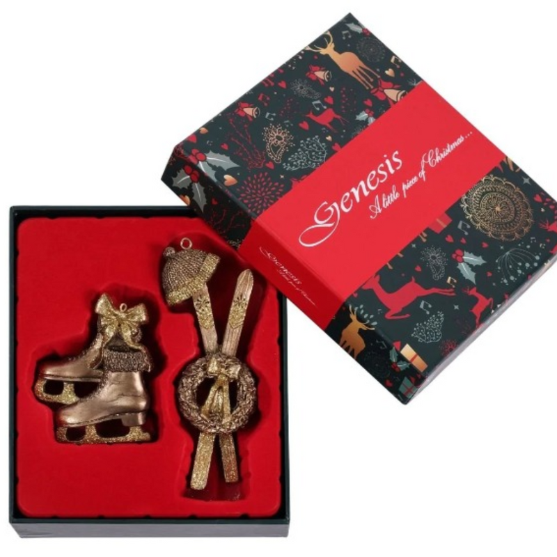 Genesis Skates & Skies Christmas Tree Ornament  mulveys.ie nationwide shipping