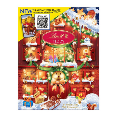 Lindt TEDDY Augmented Reality Advent Calendar 250g mulveys.ie nationwide shipping