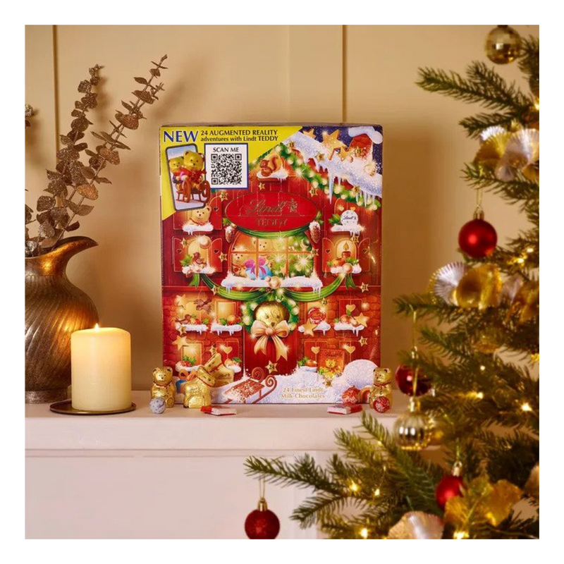 Lindt TEDDY Augmented Reality Advent Calendar 250g mulveys.ie nationwide shipping