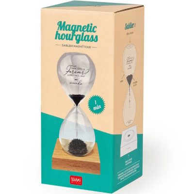  Legami magnetic hourglass with wooden base mulveys.ie nationwide shipping