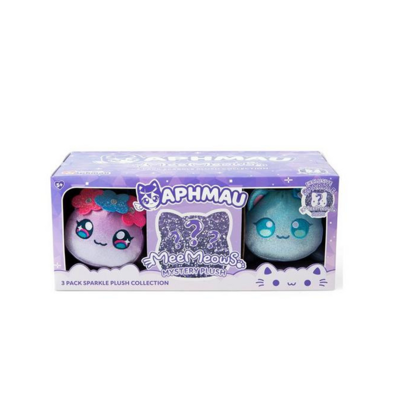 Aphmau Mee Meows 3 Pack Sparkle Plush Collection mulveys.ie nationwide shipping