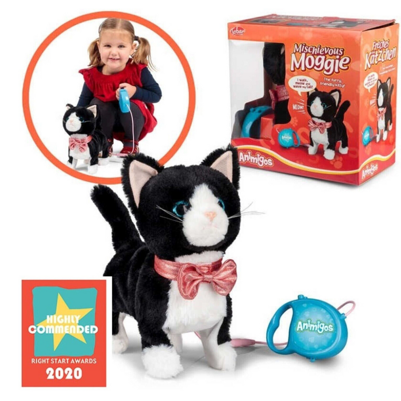 Animigos Playful Kitten Moggie Virtual Interactive Plush Pet Cat Christmas Gift mulveys.ie nationwide shipping