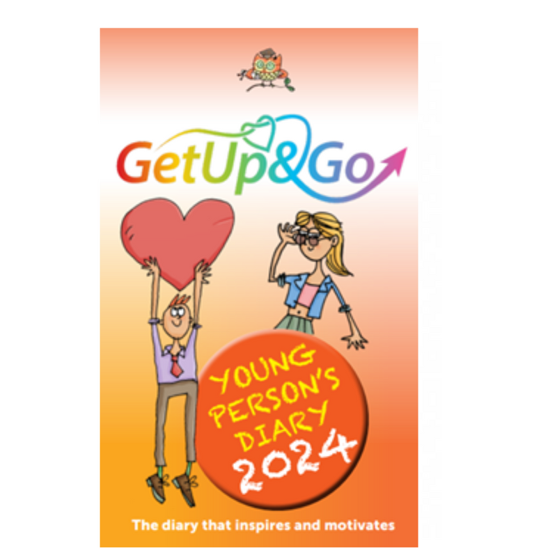 GET UP AND GO YOUNG PERSONS DIARY 2024 P/B mulveys.ie nationwide shipping