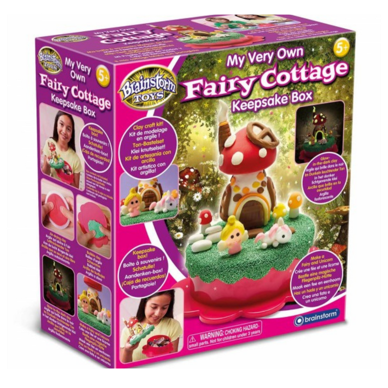 My Very Own Fairy Cottage Keepsake Box by Brainstorm mulveys.ie nationwide shipping
