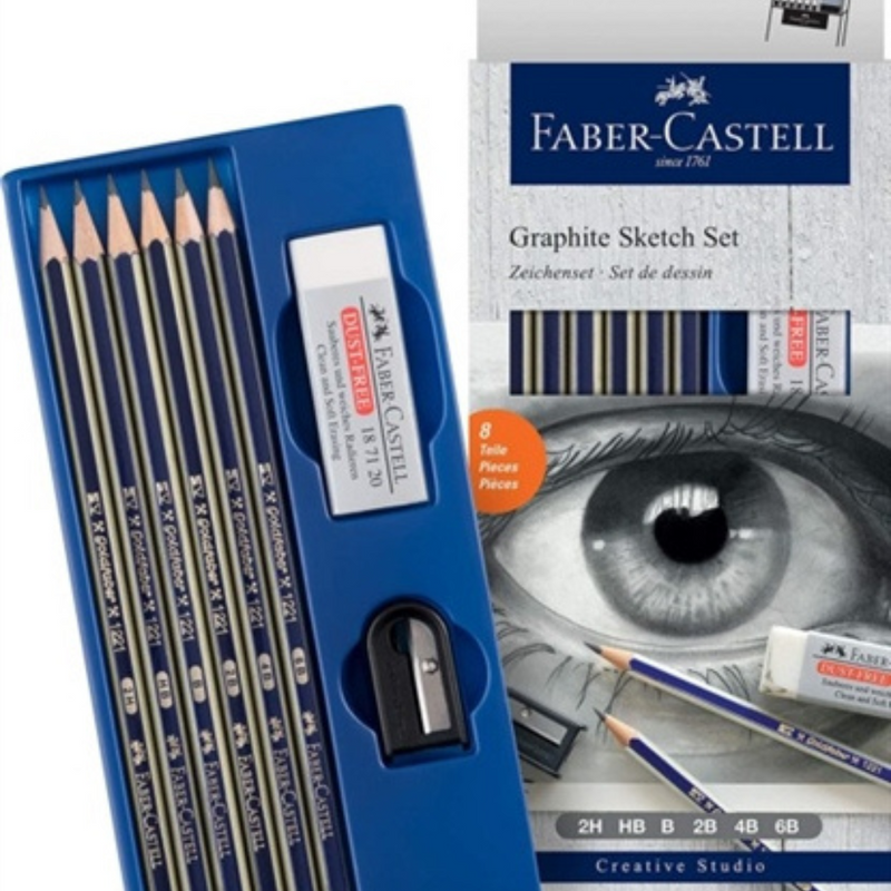 GOLDFABER GRAPHITE SKETCH SET 8PC  mulveys.ie nationwide shipping