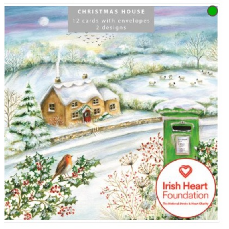 Irish Heart Foundation Charity Christmas Cards - Christmas House