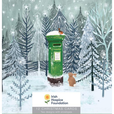 Irish Hospice Foundation Charity Christmas Cards Post box muloveys.ie nationwide shipping