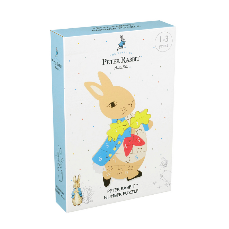 Orange Tree Toys Wooden Number Puzzle - Peter Rabbit mulveys.ie nationwide shipping