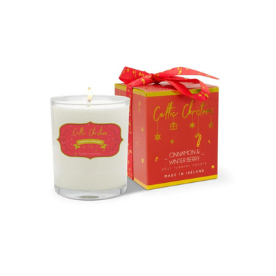 Celtic Candles Cinnamon & Winter Berries Candle MULVEYS.IE NATIONWIDE SHIPPING