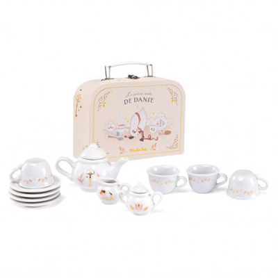 Moulin Roty PORCELAIN TEA SERVICE SUITCASE - THE LITTLE DANCE SCHOOL mulveys.ie nationwide shipping
