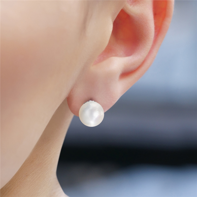 Newbridge SAPPHO Pearl Stud Earrings 8mm MULVEYS.IE NATIONWIDE SHIPPING