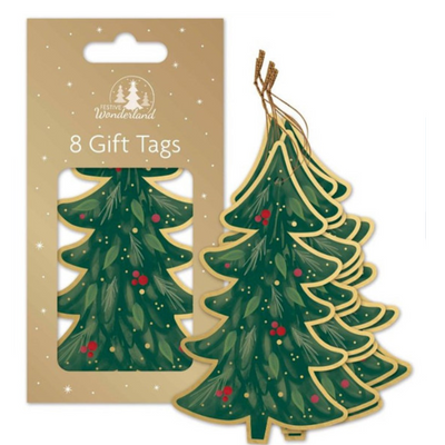 Tree Shaped Xmas Gift Tags MULVEYS.IE NATIONWIDE SHIPPING