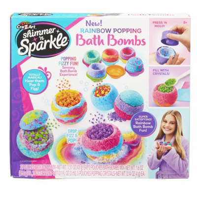 Shimmer 'n Sparkle Rainbow Popping Bath Bombs mulveys.ie nationwide shipping