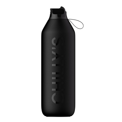 Chillys Series 2 - Water Bottle - Thermos Bottle - 1000ml - Abyss Black mulveys.ie nationwide shipping