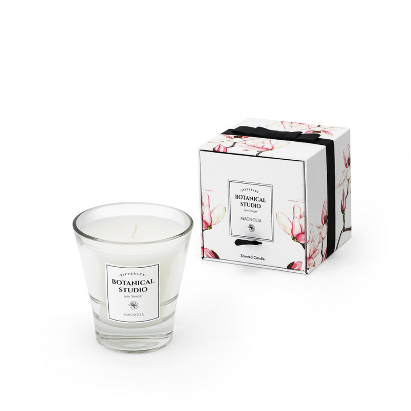 TIPPERARY CRYSTAL Botanical Studio Candle - Magnolia mulveys.ie nationwide shipping