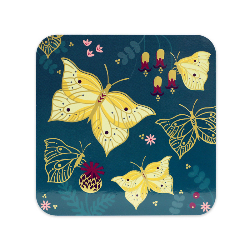 BUTTERFLY Butterfly Set of 6 Coasters mulveys.ie nationwide shipping