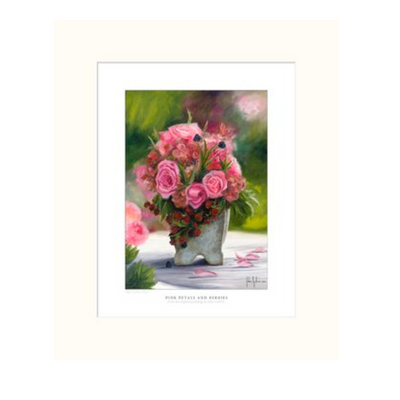 John Galvin Art - Pink Petals & Berries mulveys.ie nationwide shipping