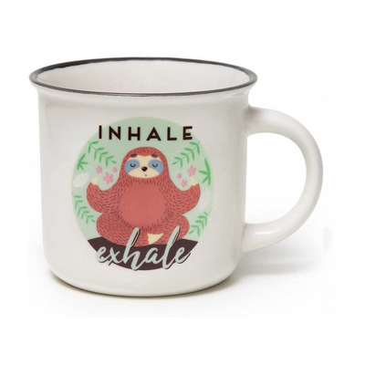 A CUP OF PORK. NEW BONE CHINA - CUP-PUCCINO - SLOTH mulveys.ie nationwide shipping