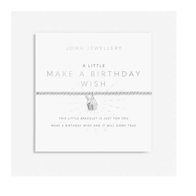 JOMA CHILDREN'S A LITTLE 'MAKE A BIRTHDAY WISH' BRACELET | MULVEYS.IE NATIONWIDE SHIPPING