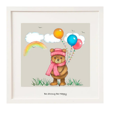 BELINDA NORTHCOTE 'BE STRONG BE HAPPY' FRAMED PRINT mulveys.ie nationwide shipping