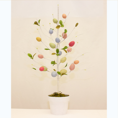 ENCHANTE PASTEL POTTED EGG TWIG TREE 31296 mulveys.ie nationwide shipping