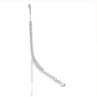 Newbridge Rhodium plate Small Bead Bracelet