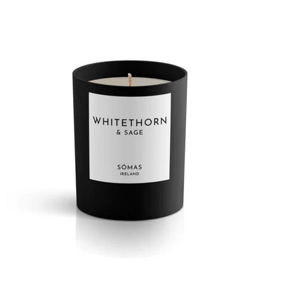 SÓMAS STUDIO WHITETHORN & SAGE CANDLE mulveys.ie nationwide shipping